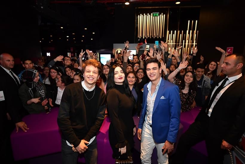 Burak Yörük, Atakan Hosgören, and Büsra Yilmaz at an event for 4N1K 2 (2018)