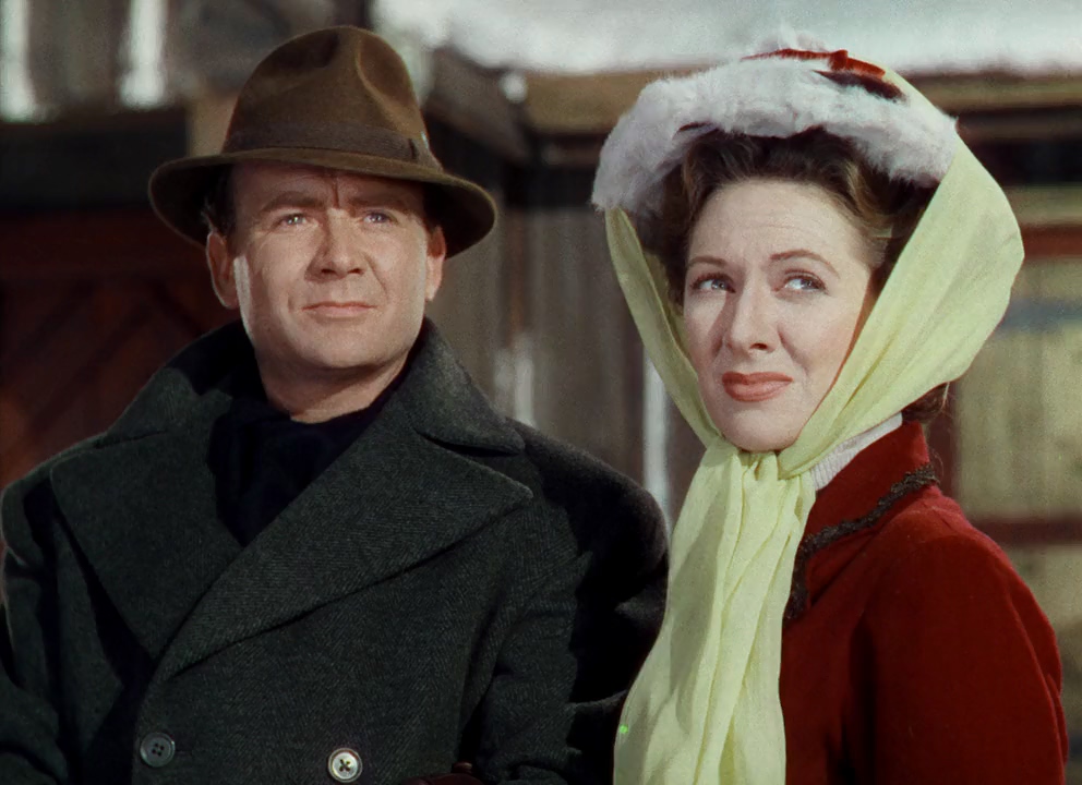 Diana Churchill and John Mills in Scott of the Antarctic (1948)