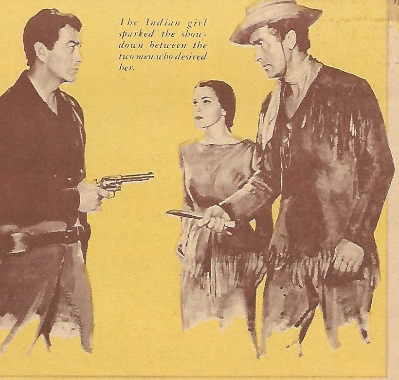 Stewart Granger, Robert Taylor, and Debra Paget in The Last Hunt (1956)