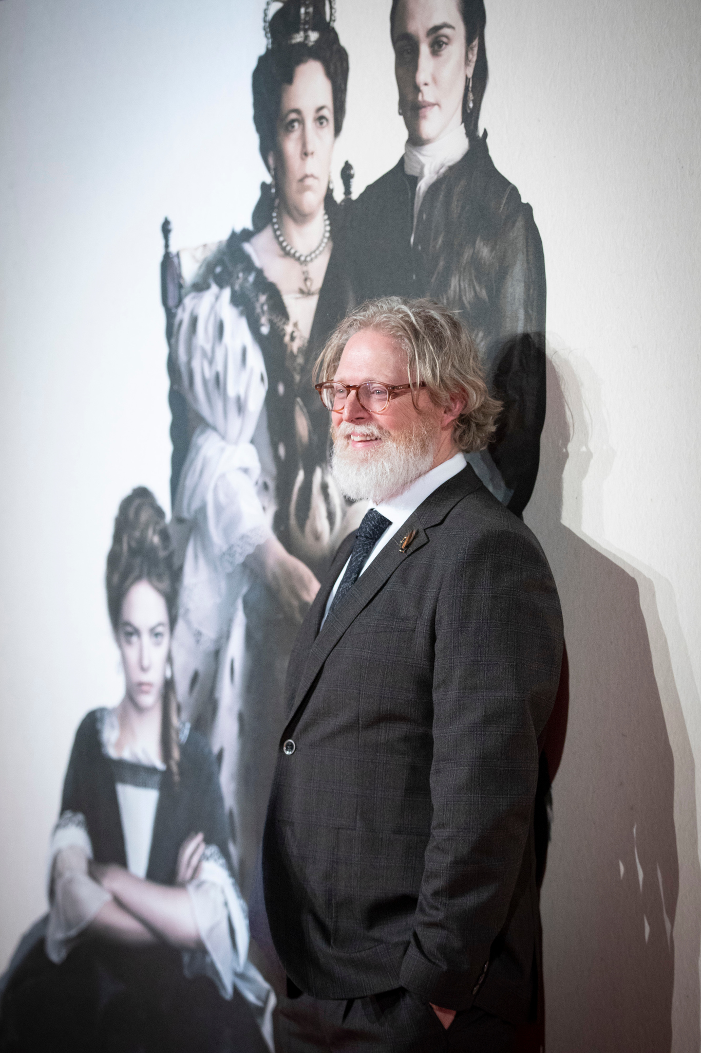 Tony McNamara at an event for The Favourite (2018)