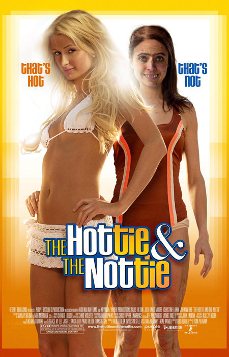 Christine Lakin and Paris Hilton in The Hottie & the Nottie (2008)