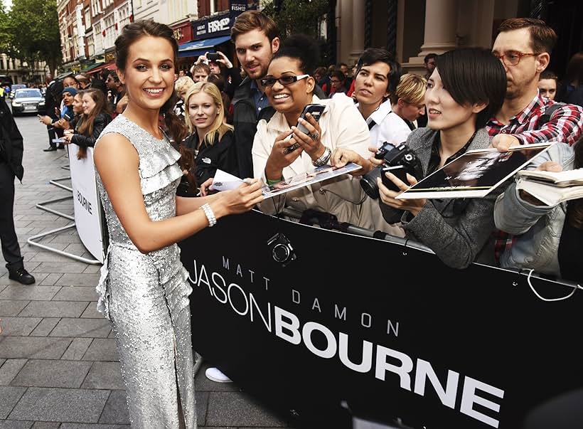 Alicia Vikander at an event for Jason Bourne (2016)