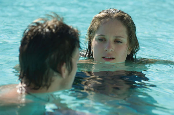 Ashton Kutcher and Margarita Levieva in Spread (2009)