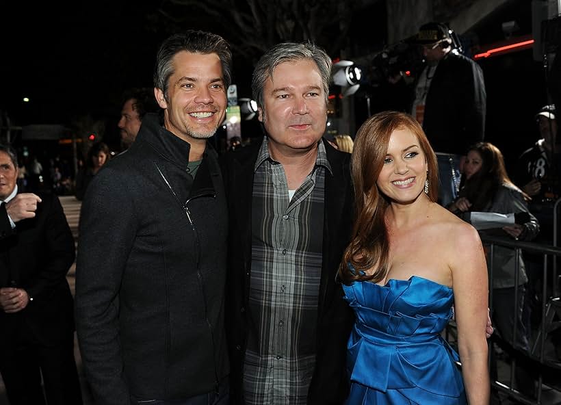 Isla Fisher, Timothy Olyphant, and Gore Verbinski at an event for Rango (2011)