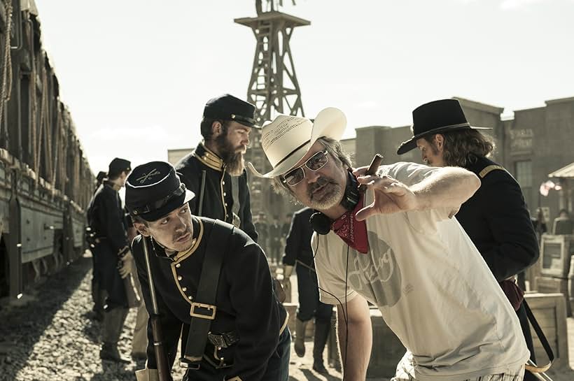 Barry Pepper and Gore Verbinski in The Lone Ranger (2013)