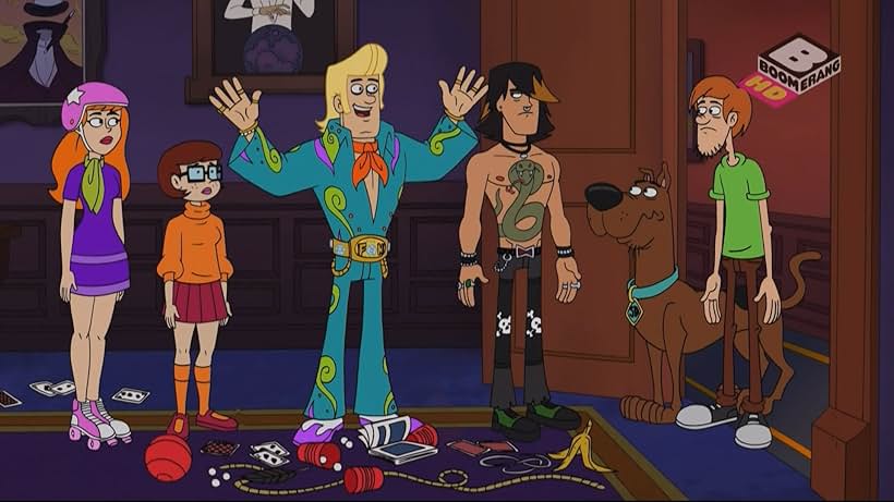 Matthew Lillard, Grey Griffin, Will Friedle, Frank Welker, and Kate Micucci in Be Cool, Scooby-Doo! (2015)