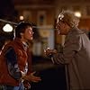 Michael J. Fox and Christopher Lloyd in Back to the Future (1985)