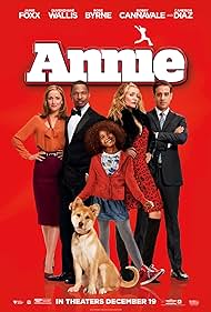 Cameron Diaz, Jamie Foxx, Rose Byrne, Bobby Cannavale, and Quvenzhané Wallis in Annie (2014)