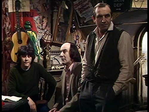 Richard Beckinsale, Roger Brierley, and Leonard Rossiter in Rising Damp (1974)