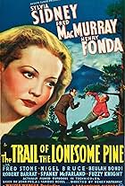 Henry Fonda, Fred MacMurray, and Sylvia Sidney in The Trail of the Lonesome Pine (1936)