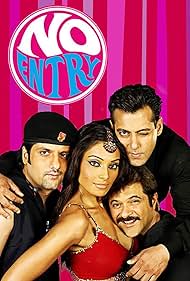 Salman Khan, Fardeen Khan, Bipasha Basu, and Anil Kapoor in No Entry (2005)