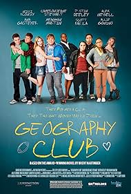 Justin Deeley, Ally Maki, Teo Olivares, Andrew Lewis Caldwell, Nikki Blonsky, Allie Gonino, Meaghan Martin, Cameron Deane Stewart, and Alex Newell in Geography Club (2013)