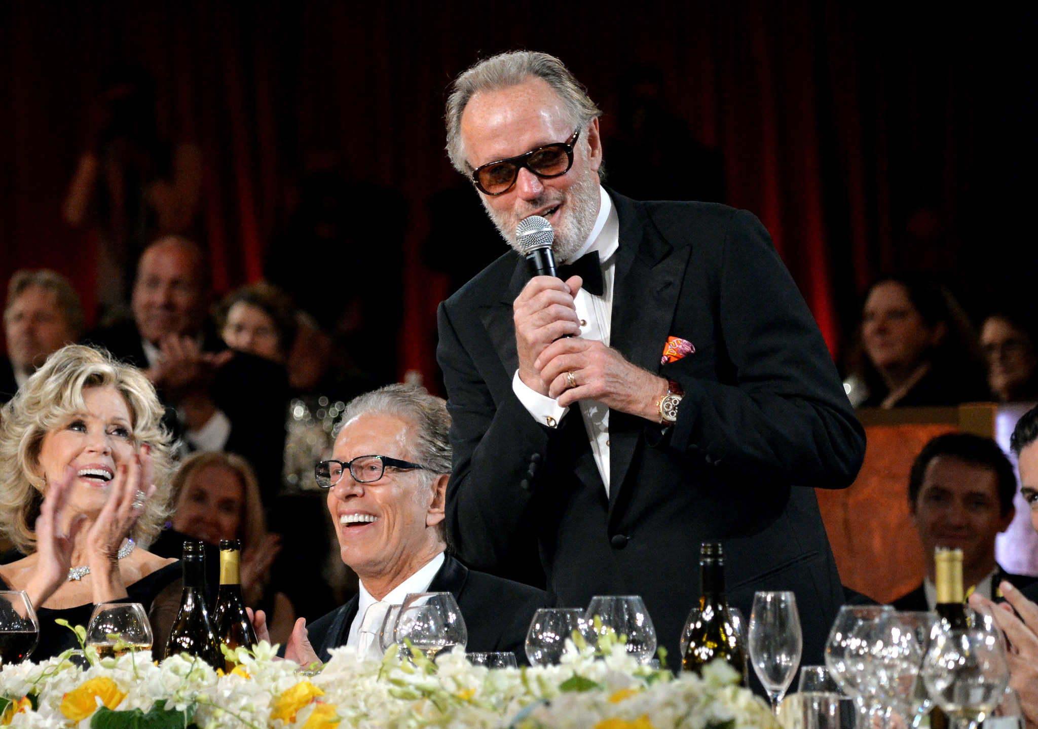 Jane Fonda, Peter Fonda, and Richard Perry