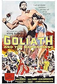 Chelo Alonso and Steve Reeves in Goliath and the Barbarians (1959)