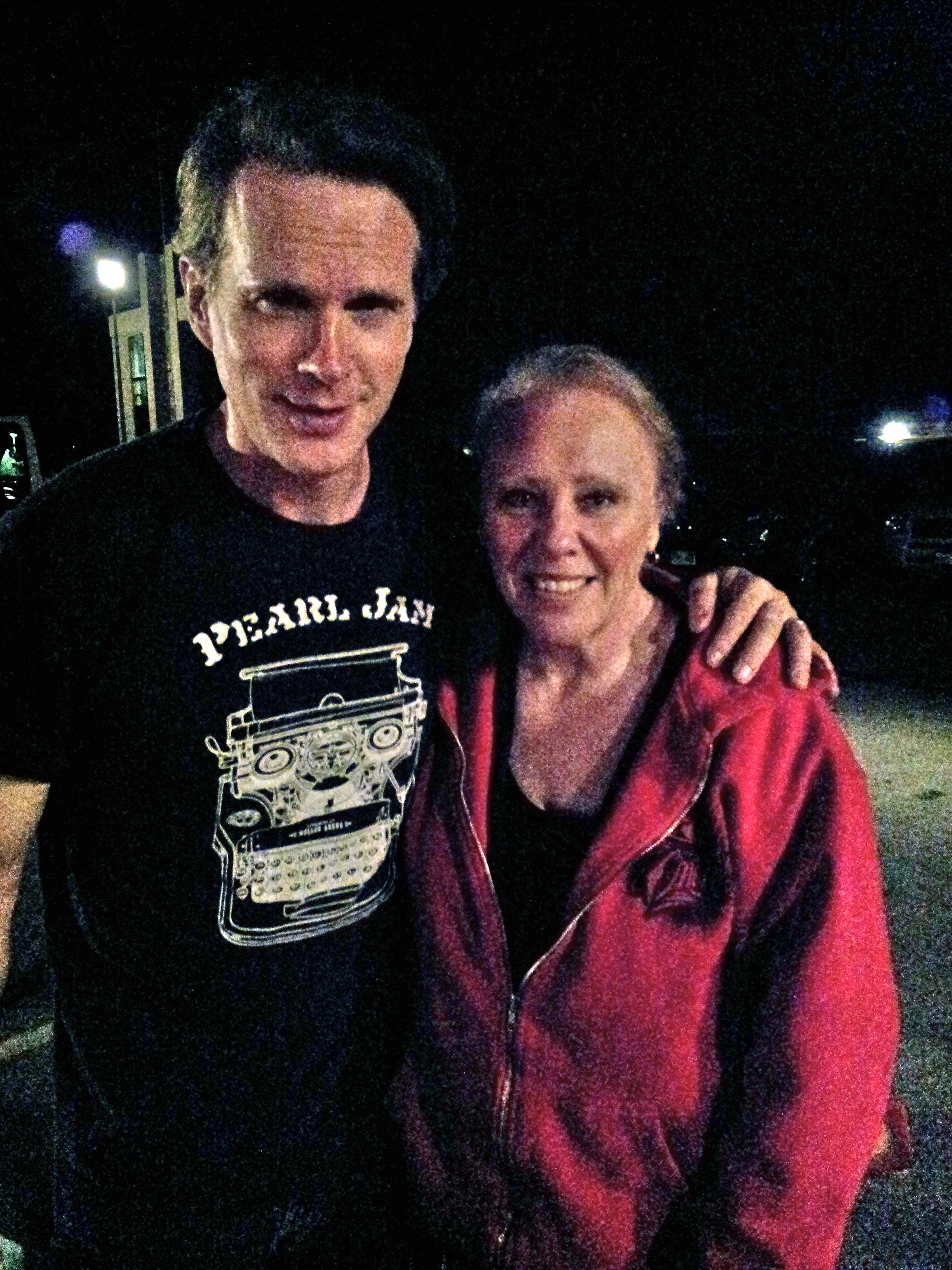 ON SET: 'Being Charlie' Deborah Lee Douglas with 'As You Wish' Author CARY ELWES ... We have also worked together on GRANITE FLATS ... Nicest Guy!  4.28.15 UT. 