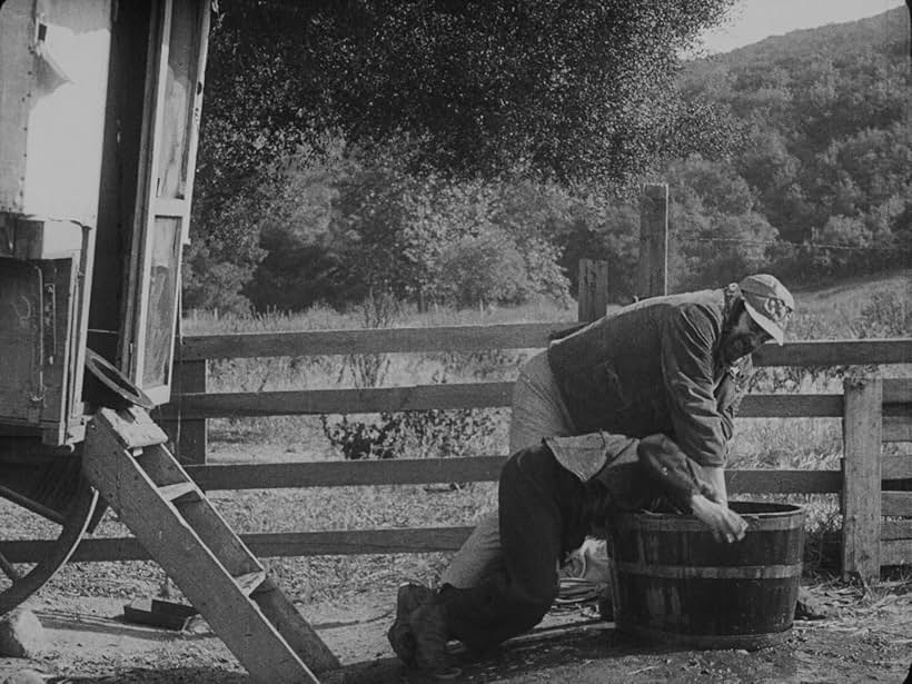 Charles Chaplin and Eric Campbell in The Vagabond (1916)