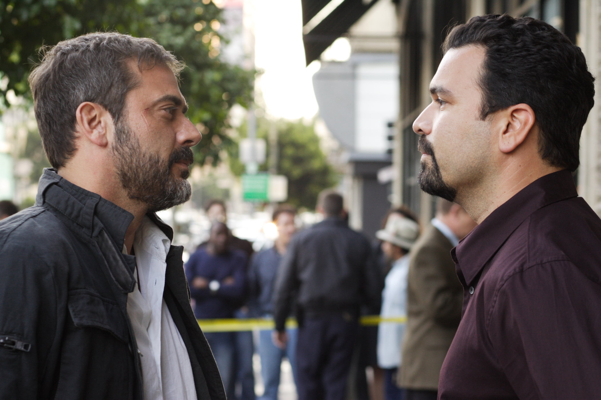 Ricardo Chavira and Jeffrey Dean Morgan in Days of Wrath (2008)