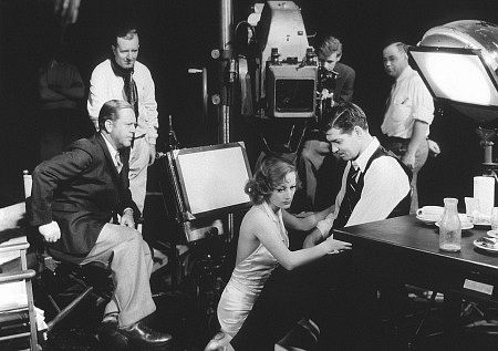 "Dancing Lady," Director Robert Leonard, Joan Crawford, Clark Gable, and Oliver Marsh. 1933 MGM