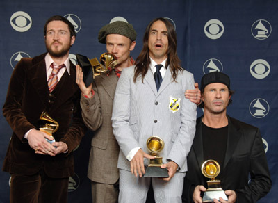 Flea, Anthony Kiedis, Chad Smith, John Frusciante, and Red Hot Chili Peppers at an event for 120 Minutes (1991)