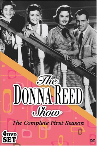 Shelley Fabares, Donna Reed, Carl Betz, and Paul Petersen in The Donna Reed Show (1958)