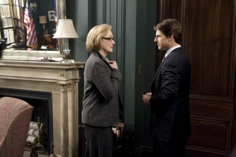 Tom Cruise and Meryl Streep in Lions for Lambs (2007)