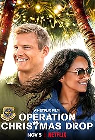 Kat Graham and Alexander Ludwig in Operation Christmas Drop (2020)