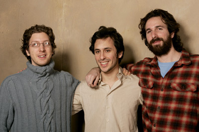 Henry Alex Rubin, director, Jeff Mandel, producer, and Dana Adam Shapiro, director of "Murderball"