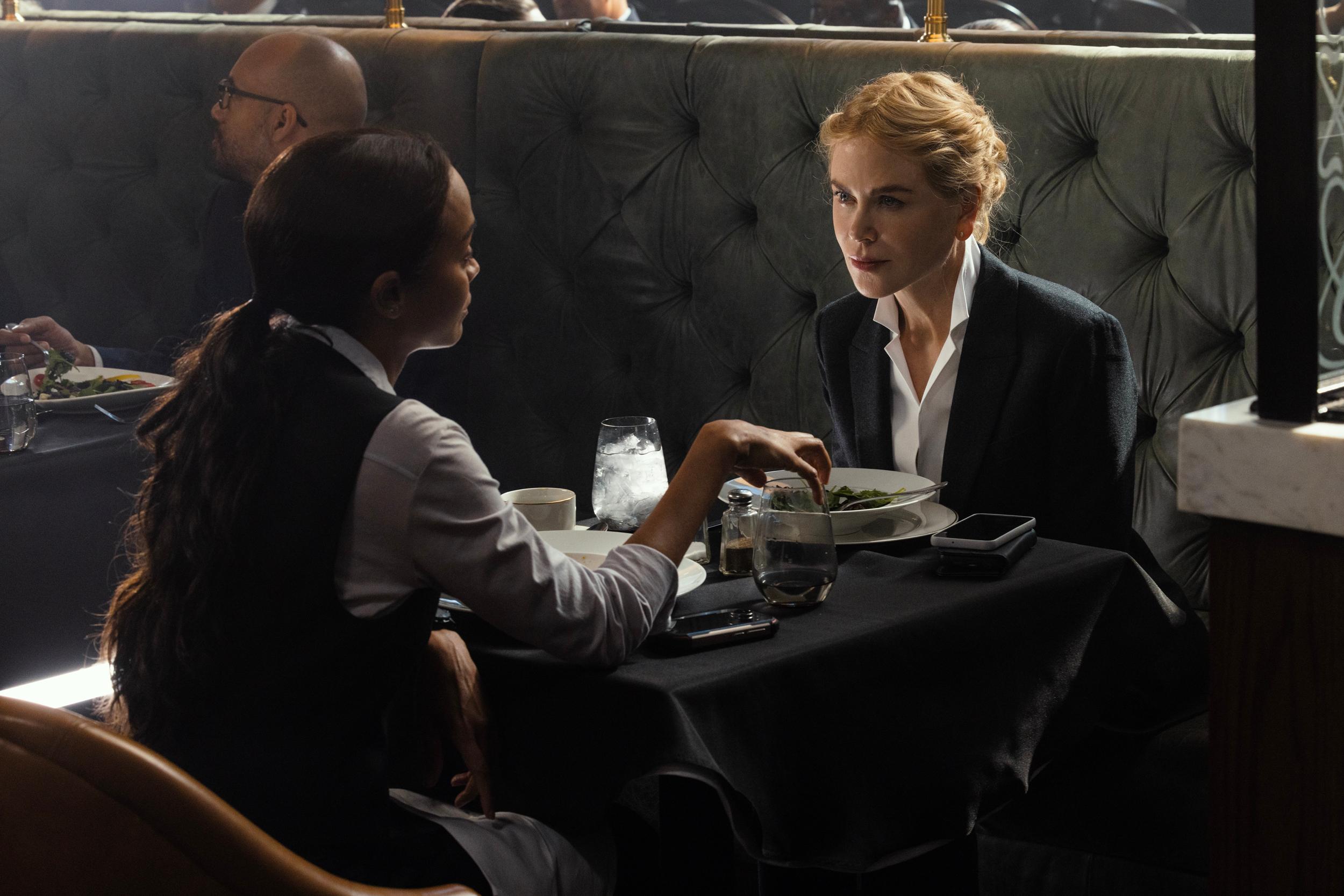 Nicole Kidman and Zoe Saldana in Lioness (2023)