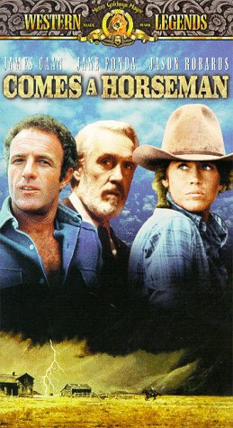 Jane Fonda, James Caan, and Jason Robards in Comes a Horseman (1978)