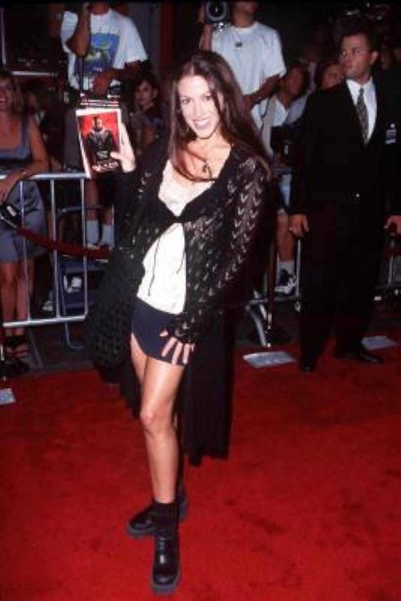 Leslie Vega at an event for Blade (1998)