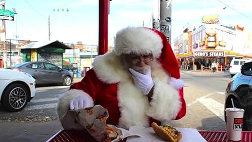 Santa Claus Finds Philadelphia Cheese Staeks