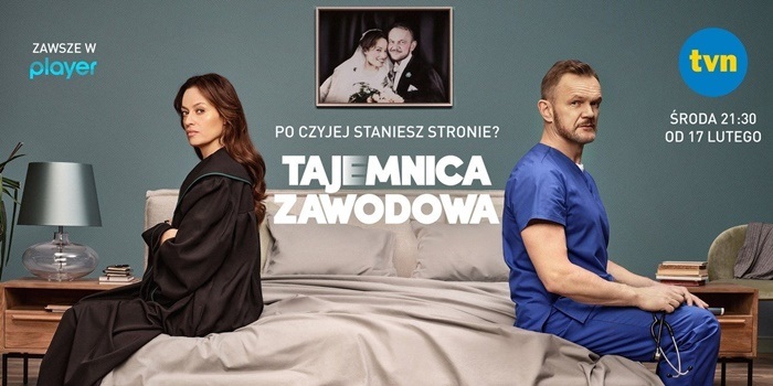 Cezary Pazura and Magdalena Rózczka in Professional Secrecy (2021)