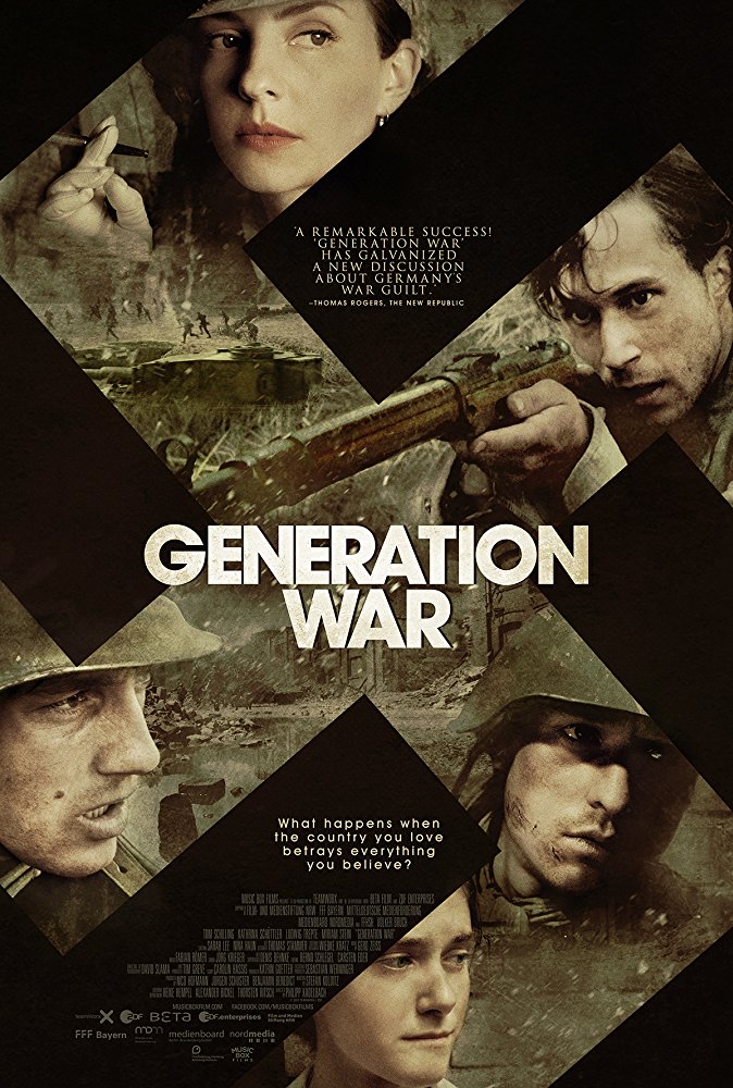 Tom Schilling, Katharina Schüttler, Miriam Stein, Ludwig Trepte, and Volker Bruch in Generation War (2013)