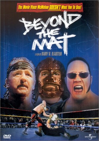 Mick Foley, Terry Funk, Dwayne Johnson, and Jake Roberts in Beyond the Mat (1999)