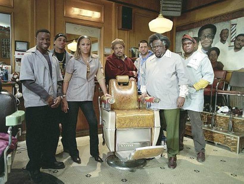 (Left to right)  SEAN PATRICK THOMAS, MICHAEL EALY, EVE, ICE CUBE, TROY GARITY, CEDRIC THE ENTERTAINER, and LEONARD HOWZE 