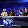 Ellen DeGeneres, Simon Cowell, Randy Jackson, and Kara DioGuardi in American Idol: The Search for a Superstar (2002)