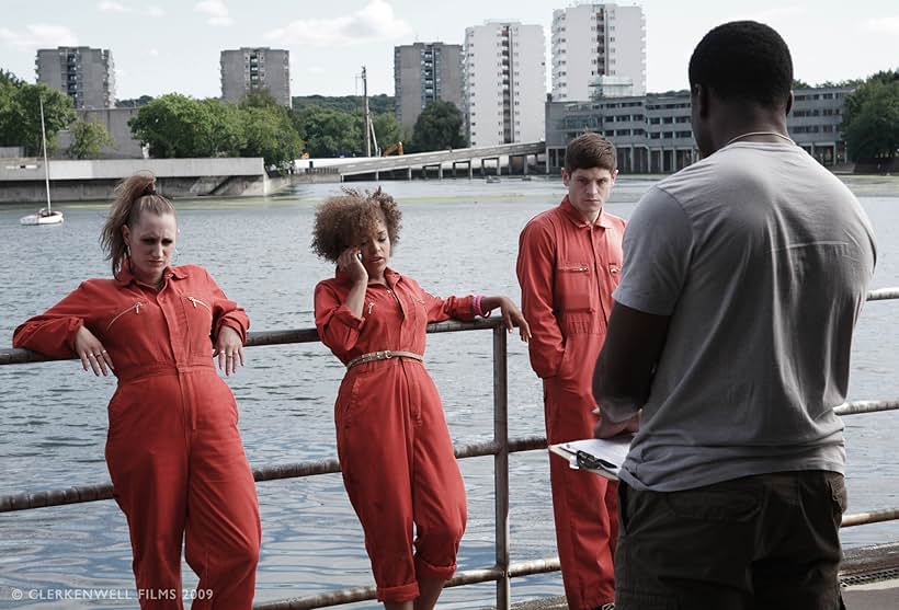 Danny Sapani, Lauren Socha, Antonia Thomas, and Iwan Rheon in Misfits (2009)