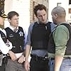 Jennifer Beals, Jason Clarke, and Matt Lauria in The Chicago Code (2011)