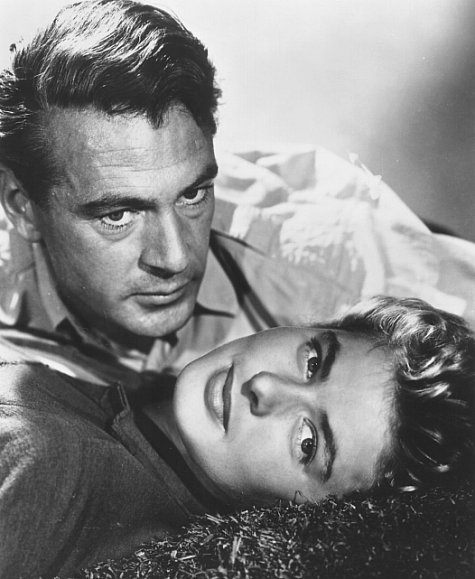 Ingrid Bergman and Gary Cooper in For Whom the Bell Tolls (1943)