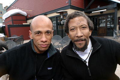 Ron Butler and Reg E. Cathey at an event for Everyday People (2004)