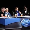 Ellen DeGeneres, Simon Cowell, Randy Jackson, and Kara DioGuardi in American Idol: The Search for a Superstar (2002)