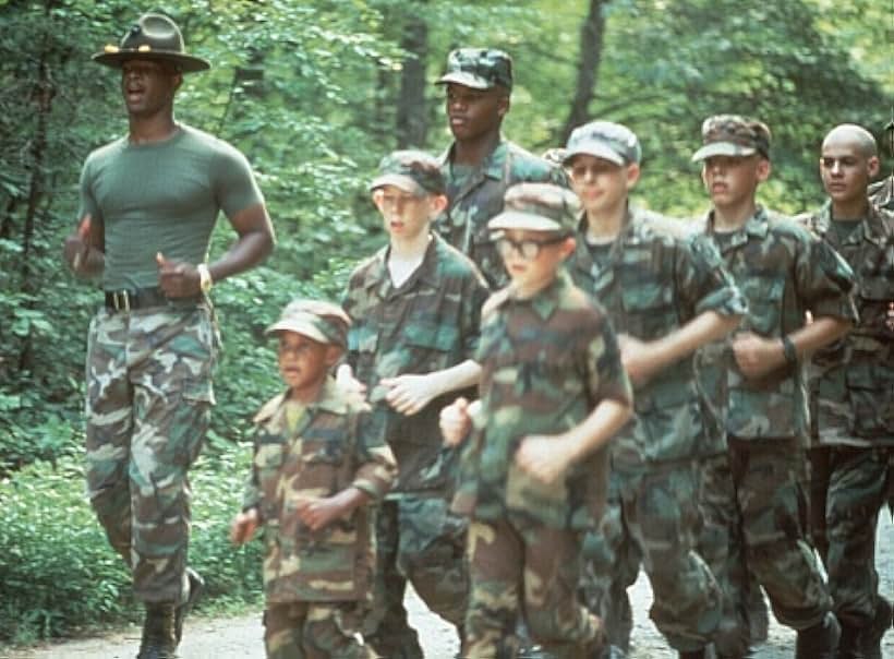 Damon Wayans, Andrew Leeds, Steven Martini, Chris Owen, R. Stephen Wiles, and Damien Dante Wayans in Major Payne (1995)