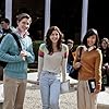 Ellen Wong, Katie Findlay, and Brendan Dooling in The Carrie Diaries (2013)