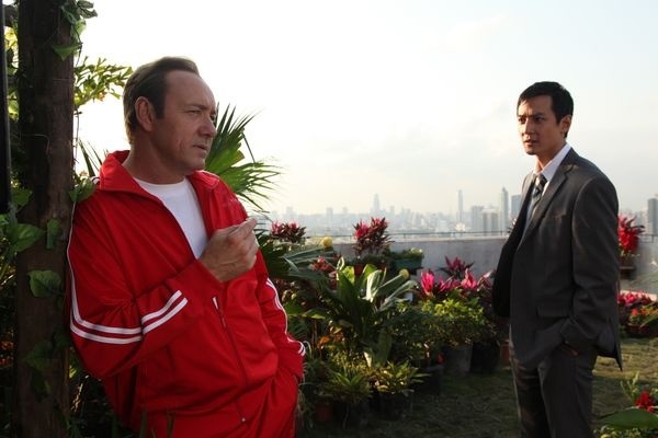 Kevin Spacey and Daniel Wu in Inseparable (2011)