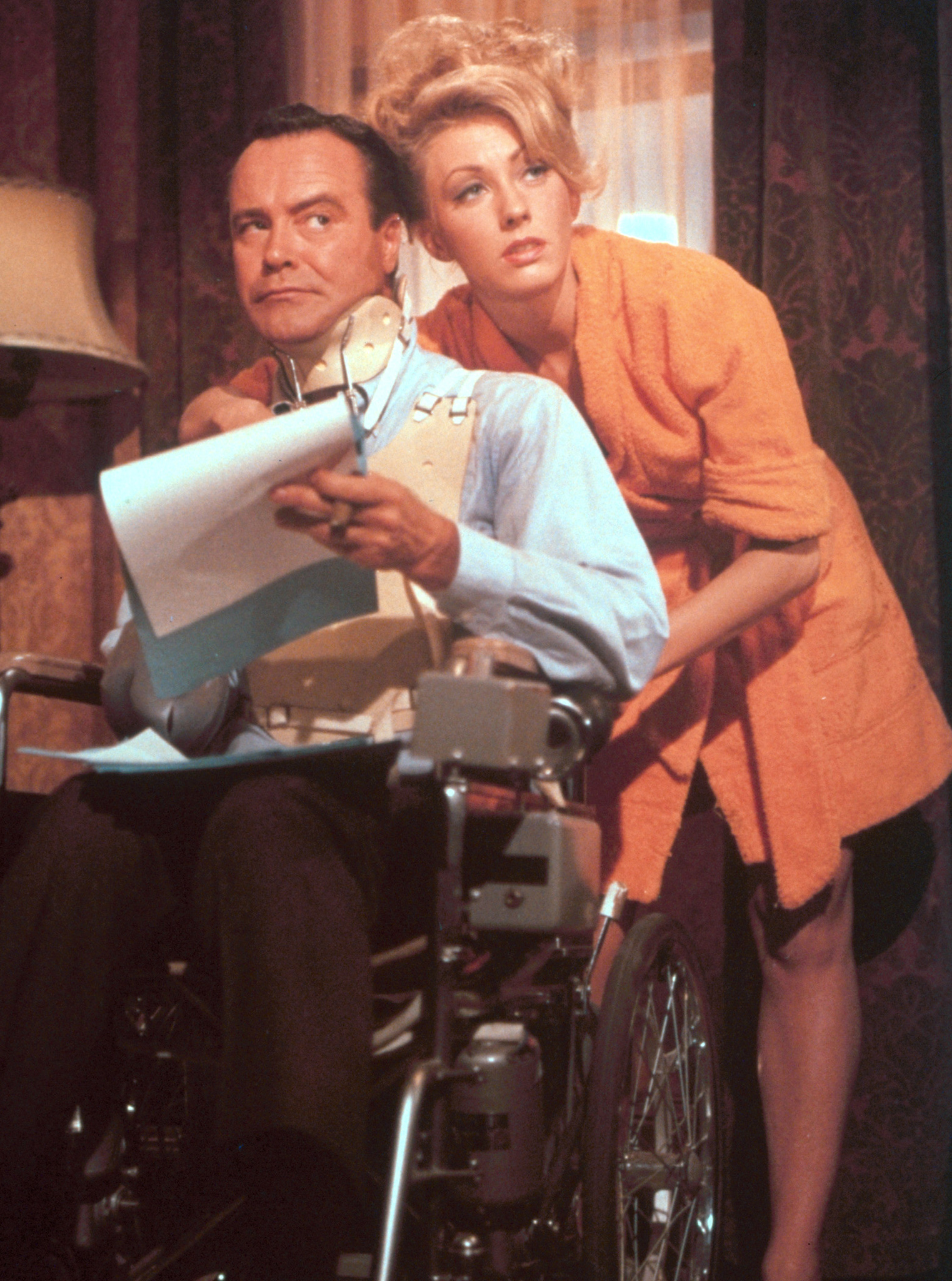 Jack Lemmon and Judi West in The Fortune Cookie (1966)