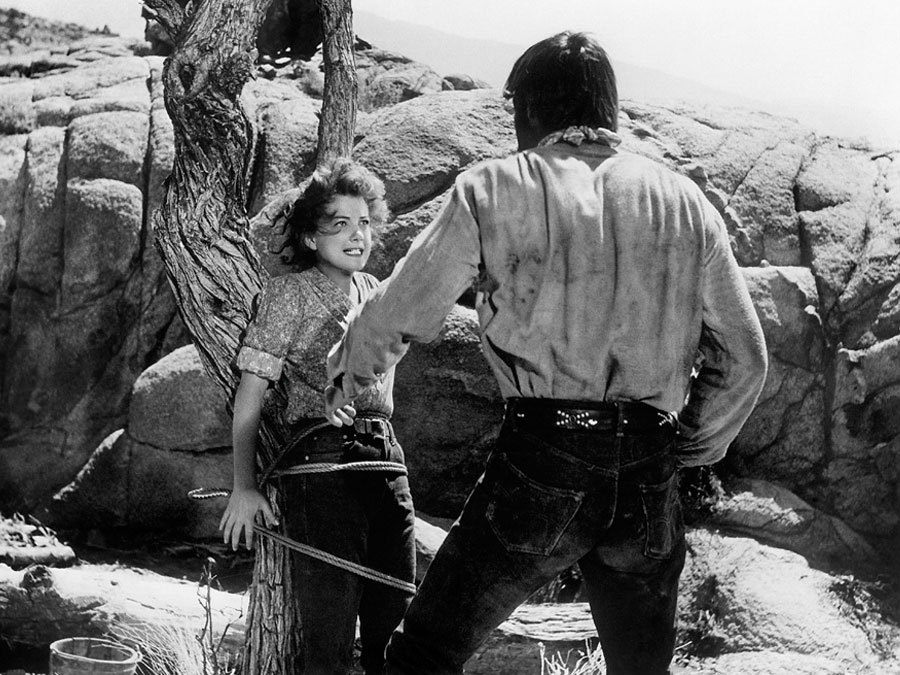 Anne Baxter and John Russell in Yellow Sky (1948)