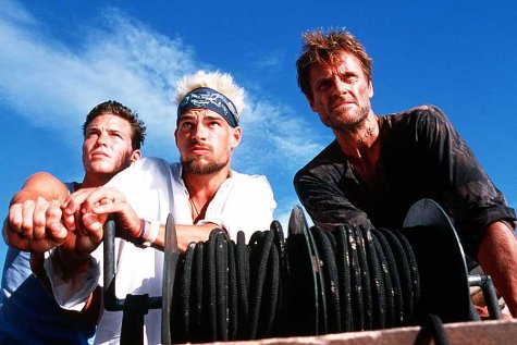 Joel West, Dax Miller, and Duncan Regehr in Blood Surf (2000)