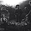 James Arness, Charles Kemper, Fred Libby, Alan Mowbray, and Hank Worden in Wagon Master (1950)