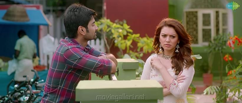 Hansika Motwani and Atharvaa Murali in 100 (2019)