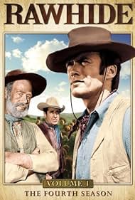 Clint Eastwood, Paul Brinegar, and Sheb Wooley in Rawhide (1959)